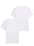 TOM TAILOR Herren Doppelpack T-Shirt mit V-Ausschnitt