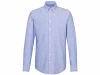 Seidensticker Herren Slim Langarm mit Button-down Kragen Soft Uni Smart Business