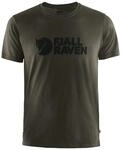 Fj&auml;llr&auml;ven Logo T-Shirt 87310 633 Dark Olive XXL