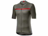 CASTELLI Herren Unlimited Jersey Shirt, Grau (Forest Gray/Red), S