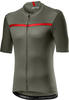 CASTELLI Herren Unlimited Jersey T-Shirt, Forest Gray/Red, XS