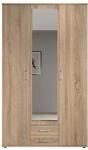 KARL Eleganter 3-t&uuml;riger Kleiderschrank mit viel Stauraum - Mehrzweckschrank...