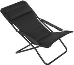 LAFUMA MOBILIER - Gepolsterte Mehrpositions-Sonnenliege TRANSABED - Robustes