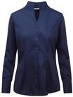 Seidensticker Damen Women Slim Longsleeve Cotton Bluse, Dunkelblau, 38 EU