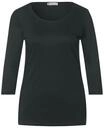 Damen Basic T-Shirt mit 3/4 Arm