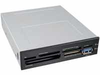 InLine 33394E Frontpanel für den 3,5" Floppy Schacht, Card Reader, USB 3.0, 1x...