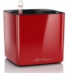 LECHUZA CUBE Glossy 16 scarlet rot highgloss 13522