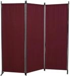 ANGERER Paravent 3-teilig, Sicht- & Sonnenschutz, Raumtrenner, Innen & Outdoor B&uuml;ro
