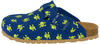 Lico BIOLINE CLOG STAR Unisex Kinder Pantoletten, Blau/ Lemon, 30 EU