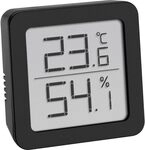 TFA Dostmann Digitaler Luftfeuchtigkeitsmesser Hygrometer, 30.5051.01, zur...