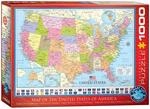 Karte der Vereinigten Staaten von Amerika