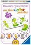 Ravensburger Kinderpuzzle - 03006 Meine liebsten Tierkinder - My First Color...