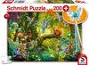 Schmidt Spiele Puzzle 56333 Feen im Wald, inklusive Feenstab, Kinderpuzzle, 200