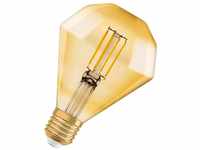 Osram LED Vintage 1906 Lampe, Sockel: E27, Warm White, 2400 K, 4W Ersatz für
