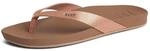 Reef Cushion Bounce Court, Damen Zehentrenner, Pink (Rose Gold Rgl), 36 EU (4 UK)