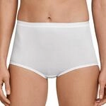 Schiesser Damen Maxi-Slip Taillenslip,per Pack Wei&szlig; (Weiss 100),50