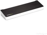 StarTech USB-C Triple 4K DisplayLink Dock, HDMI DP, MacBook & Win, 100W