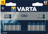 VARTA Batterien CR2 Lithium Rundzellen, 10 Stück, 3V, Spezialbatterien für