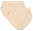 Sloggi Damen Unterhose Basic+ Tai , 2-Pack, 38, Schwarz