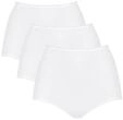 Sloggi Damen Unterhose 24/7 Microfibre Maxi , Recycelte Mikrofaser, 3-Pack, 42, Wei&szlig;
