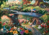 Schmidt Spiele 59636 Thomas Kinkade, Disney, Alice im Wunderland, 1000 Teile...
