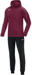 JAKO Trainingsanzug Kinder Polyester Classico mit Kapuze Maroon Gr. 164 -