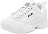FILA Unisex-Kinde Disruptor kids Sneaker, White, 35 EU