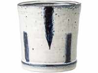 Bloomingville Blumentopf, blau, Keramik