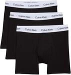 Calvin Klein Herren 3er Pack Boxershorts Briefs Boxer Brief Stretch, Schwarz...