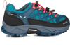 Salewa JR Wildfire Waterproof Trekking & hiking shoes, Caneel Bay/Fluo Coral,...