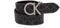Calvin Klein Damen CK MONO BELT 3CM G&uuml;rtel,, per pack Schwarz (BLACK MONO 0GJ),