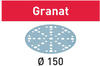 FESTOOL 575163 Multi-Jetstream Schleifscheiben Granat, Durchmesser 150 mm, Korn