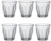 Duralex 1027AB06A0111 Picardie Six Trinkglas, Wasserglas, Saftglas, 250ml, Glas,