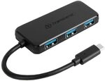 Transcend USB 3.1 Gen1 4-Port Hub, Typ C, TS-HUB2C Schnittstellenkarte/Adapter