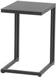 Siena Garden Ramo Beistelltisch 33,5x40x50 cm Gestell und Tischplatte Aluminium