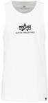 Alpha Industries Basic Tank T-Shirt f&uuml;r Herren White