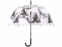 Esschert Design TP274 Regenschirm für Vögel, transparent, braun, weiß