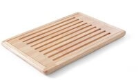 HENDI Brotschneidebrett, mit herausnehmbarem Holzgitter, 475x322x(H)20mm