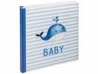 walther design Fotoalbum blau 28 x 30,5 cm Babyalbum, Baby Sam UK-183-L