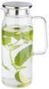 APS Glaskaraffe für Wasser und Limonade, Glasbehälter (Ø x H): 10 x 26 cm mit