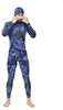 SEAC Men's Makaira Overall, Camouflage-Blau, S
