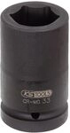 KS Tools 515.1846 1" Sechskant-Kraft-Stecknuss, lang, 46mm
