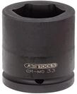 KS Tools 515.1850 1" Sechskant-Kraft-Stecknuss, lang, 50mm