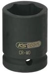 KS Tools 515.1895 1" Sechskant-Kraft-Stecknuss, kurz, 1.5/8''