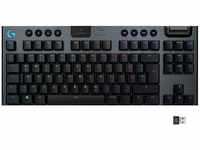 Logitech G915 LIGHTSPEED TKL Tenkeyless kabellose mechanische Gaming-Tastatur,