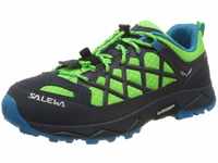Salewa JR Wildfire Zapatos de Senderismo, Fluo Green/Blue Danube, 27 EU