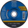 PFERD Schruppscheibe PSF STEEL, 10 Stück | 150 x 7,2 x 22,23 mm, gekröpft 