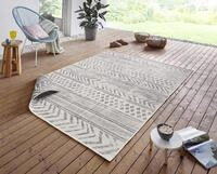 NORTHRUGS In- und Outdoor Teppich Biri 200x290cm - Wendeteppich Wetterfest Boho...