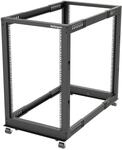 StarTech 18HE 4-Pfosten Open Frame Serverrack, 19", 101cm Tiefe, 544kg