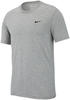 Nike Herren Dri-FIT Training T-Shirt, Dark Grey Heather/Black, S